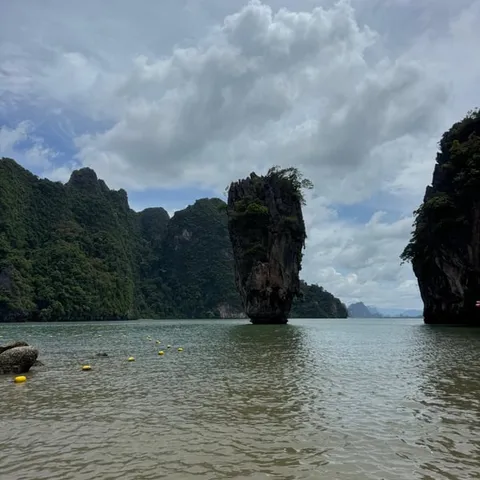 The Ko Tapu rock off James Bond Island